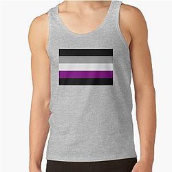 Demisexual Tank Tops - Demisexual Pride Stripes Tank Top RB0403