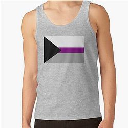 Demisexual Tank Tops - Demisexual Pride Flag Tank Top RB0403