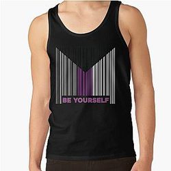 Demisexual Tank Tops - Be Yourself Demisexual Pride Tank Top RB0403