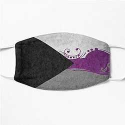 Demisexual Face Masks - Demisexual Ornamental Flag Flat Mask RB0403