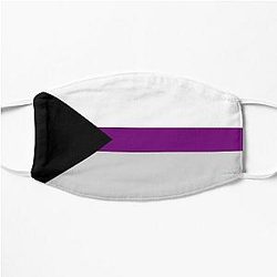 Demisexual Face Masks - Demisexual flag Flat Mask RB0403