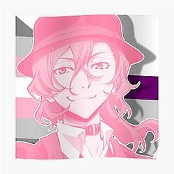 Demisexual Posters - Demisexual Demigirl Chuuya Nakahara  Poster RB0403