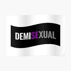 Demisexual Posters - demisexual pride flag Poster RB0403
