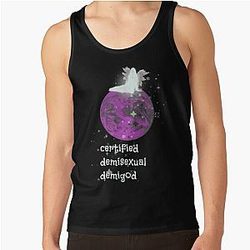 Demisexual Tank Tops - demisexual demigod Tank Top RB0403