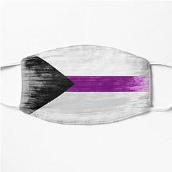 Demisexual Face Masks - Demisexual flag Flat Mask RB0403