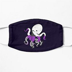 Demisexual Face Masks - Demisexual Octopus Demisexual Pride Flat Mask RB0403