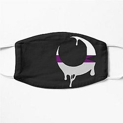 Demisexual Face Masks - Cresent Moon Demisexual Pride Flat Mask RB0403