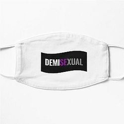 Demisexual Face Masks - demisexual pride flag Flat Mask RB0403