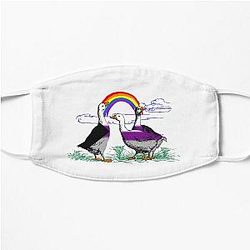 Demisexual Face Masks - Demisexual Pride Geese Flat Mask RB0403