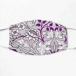 Demisexual Face Masks - Demisexual Pride Opulant Floral Design Flat Mask RB0403
