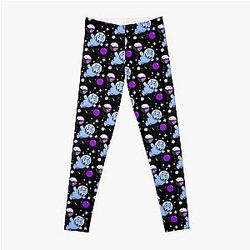 Demisexual Leggings - Hippo Astronaut Demisexual Pride Leggings RB0403