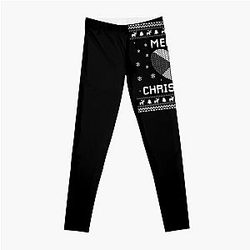 Demisexual Leggings - Demisexual Christmas Demisexuality Ugly Sweater Leggings RB0403
