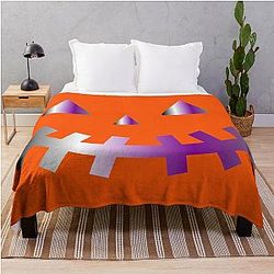 Demisexual Blanket - pumpkin demisexual Throw Blanket RB0403