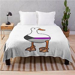 Demisexual Blanket - Demisexual Duck Demisexual Pride Throw Blanket RB0403
