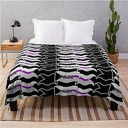 Demisexual Blanket - demisexual pride banner Throw Blanket RB0403