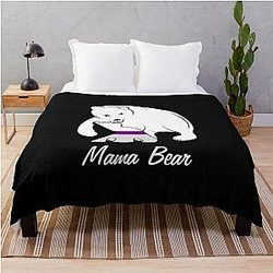 Demisexual Blanket - Demisexual Mama Bear Demisexuality Bear Throw Blanket RB0403