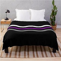 Demisexual Blanket - demisexual pride flag Throw Blanket RB0403