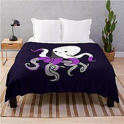 Demisexual Blanket - Demisexual Octopus Demisexual Pride Throw Blanket RB0403