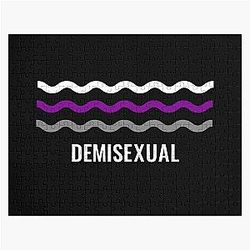 Demisexual Puzzles - demisexual pride flag Jigsaw Puzzle RB0403