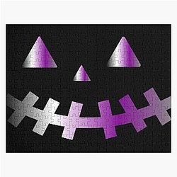 Demisexual Puzzles - demisexual halloween face Jigsaw Puzzle RB0403
