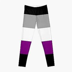 Demisexual Leggings - Demisexual Pride Stripes Leggings RB0403