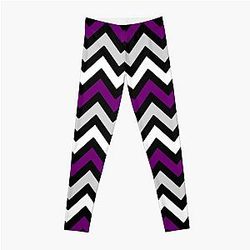 Demisexual Leggings - Demisexual Pride Zigzag Leggings RB0403