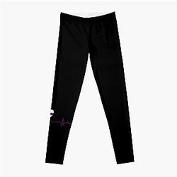 Demisexual Leggings - Demisexual Heartbeat Leggings RB0403