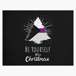 Demisexual Puzzles - Demisexual Christmas Demisexuality Be Yourself Jigsaw Puzzle RB0403