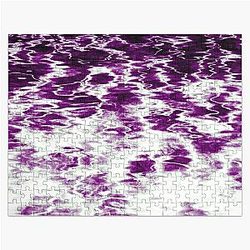 Demisexual Puzzles - Demisexual Pride Jagged Reflect Light on Water Jigsaw Puzzle RB0403