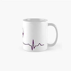 Demisexual Mugs - Demisexual Heartbeat Classic Mug RB0403
