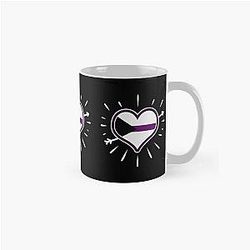 Demisexual Mugs - Demisexual Heart For Demisexual Pride Day Classic Mug RB0403