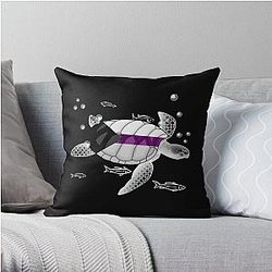 Demisexual Pillows - Demisexual Turtle Throw Pillow RB0403