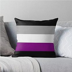 Demisexual Pillows - Demisexual Pride Stripes Throw Pillow RB0403