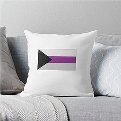 Demisexual Pillows - Demisexual Flag Demisexual Activism Demisexual Flag Demisexual Colors Demisexual Supporter Funny Demisexual Meme Gift Demisexuality Gift LGBT LGBTQ Gay Throw Pillow RB0403