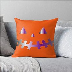 Demisexual Pillows - pumpkin demisexual Throw Pillow RB0403