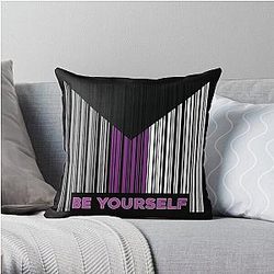 Demisexual Pillows - Be Yourself Demisexual Pride Throw Pillow RB0403