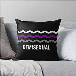 Demisexual Pillows - demisexual pride flag Throw Pillow RB0403
