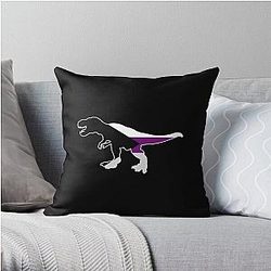 Demisexual Pillows - Demisexual Dinosaur Demisexuality Dino Throw Pillow RB0403