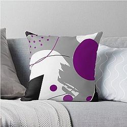 Demisexual Pillows - DemiSexual Flag Colors Abstract Pride Art Throw Pillow RB0403