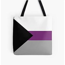 Demisexual Bags  - Solid Demisexual Pride Flag All Over Print Tote Bag RB0403