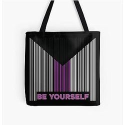 Demisexual Bags - Be Yourself Demisexual Pride All Over Print Tote Bag RB0403