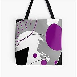 Demisexual Bags  - DemiSexual Flag Colors Abstract Pride Art All Over Print Tote Bag RB0403