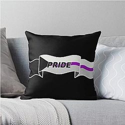 Demisexual Pillows - demisexual pride banner Throw Pillow RB0403