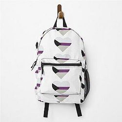 Demisexual Backpacks - Demisexual Pride Heart Backpack RB0403