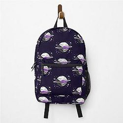 Demisexual Backpacks - Demisexual Outer Space Planet Demisexual Pride Backpack RB0403