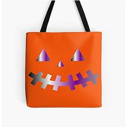 Demisexual Bags  - pumpkin demisexual All Over Print Tote Bag RB0403