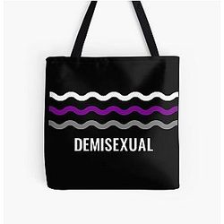 Demisexual Bags  - demisexual pride flag All Over Print Tote Bag RB0403
