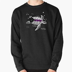 Demisexual Sweatshirts - Demisexual Turtle Pullover Sweatshirt RB0403