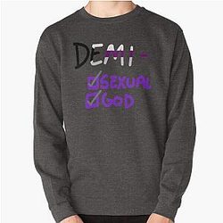 Demisexual Sweatshirts - demisexual - demigod Pullover Sweatshirt RB0403