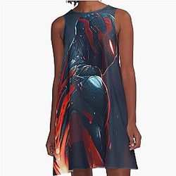 Man Of Many Spiders In The Year 2099 A-Line Dress